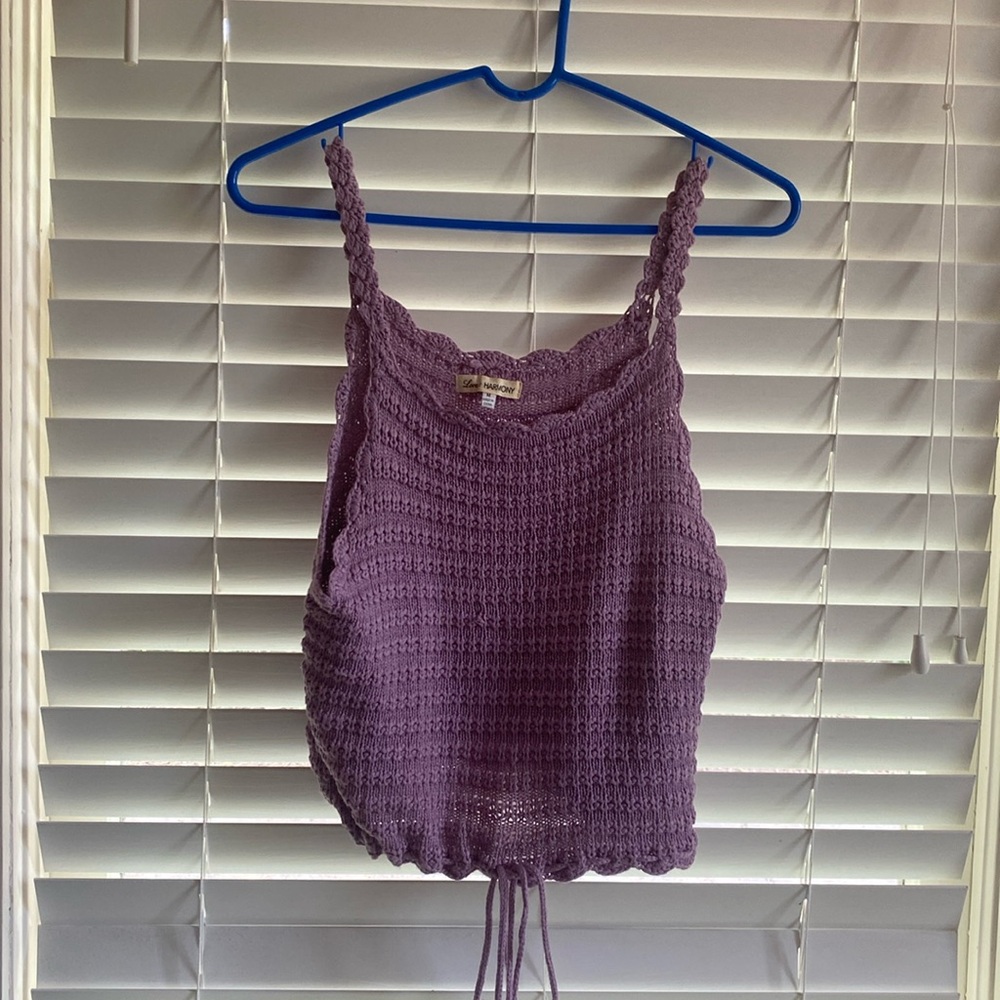Love + Harmony crochet tank